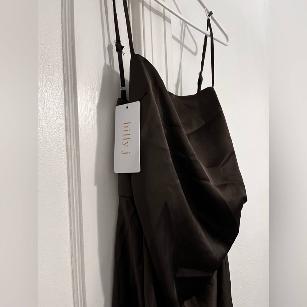 Satin cocktail dress